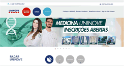 Desktop Screenshot of portal.uninove.br